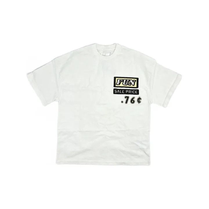 Jil Sander JIL SANDER White Short Sleeve Embroidered T-Shirt 0079 Size US S / EU 44-46 / 1 - 2 Thumbnail