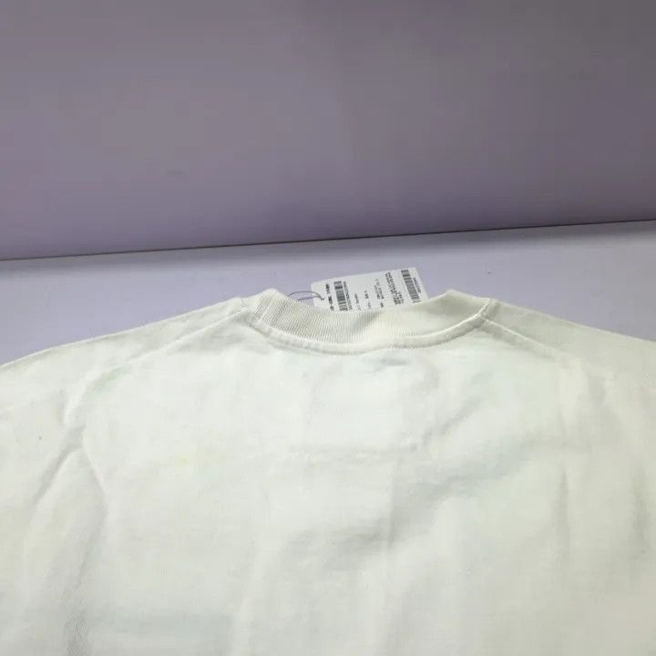 Jil Sander JIL SANDER White Short Sleeve Embroidered T-Shirt 0079 Size US S / EU 44-46 / 1 - 8 Thumbnail