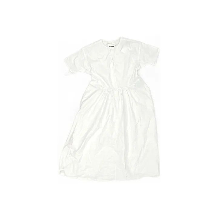 Jil Sander Jil Sander White Hollow Long Dress SS23 0079 Size US 38 / EU 54 - 2 Thumbnail