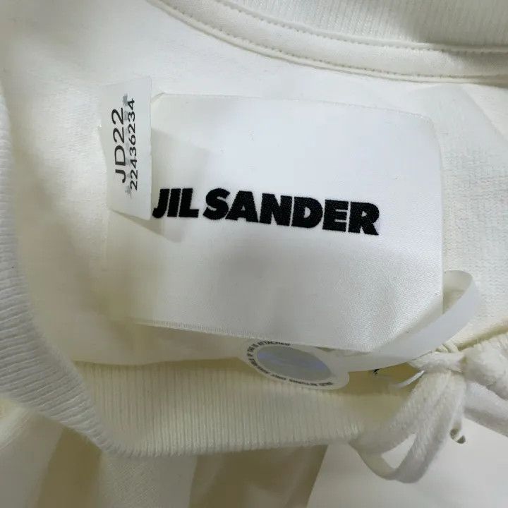 Jil Sander JIL SANDER White Logo Short Sleeve T-Shirt 0079 Size US M / EU 48-50 / 2 - 5 Thumbnail