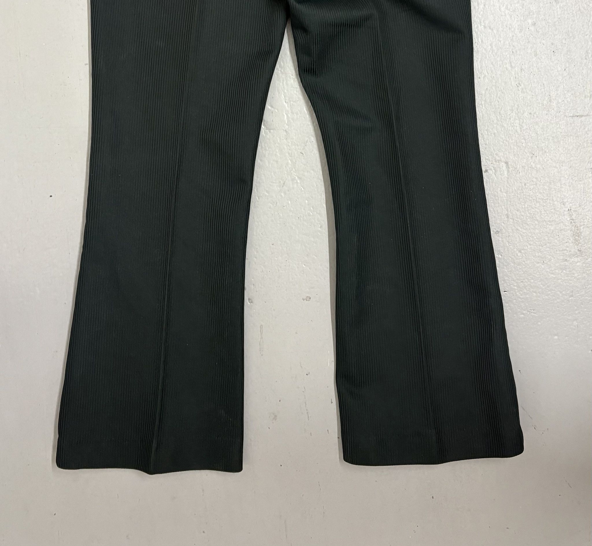 Farah × Vintage Vintage 90's Farah Texture Lined Green Polyester Denim Size 30x30 Size US 30 / EU 46 - 4 Thumbnail