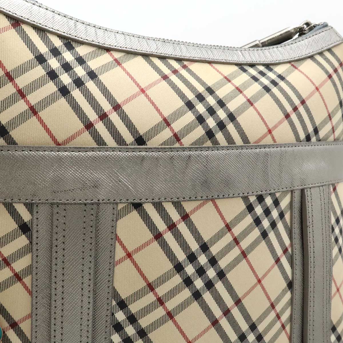 Burberry Burberry Burberry Nova Check Canvas Shoulder Bag Canvas Shoulder Bag Size ONE SIZE - 6 Thumbnail