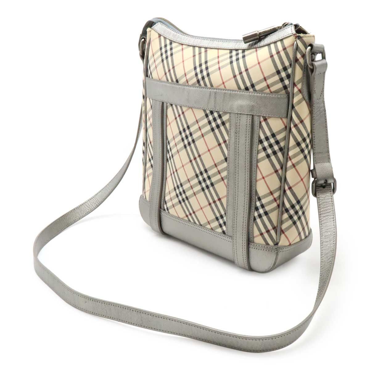 Burberry Burberry Burberry Nova Check Canvas Shoulder Bag Canvas Shoulder Bag Size ONE SIZE - 2 Thumbnail