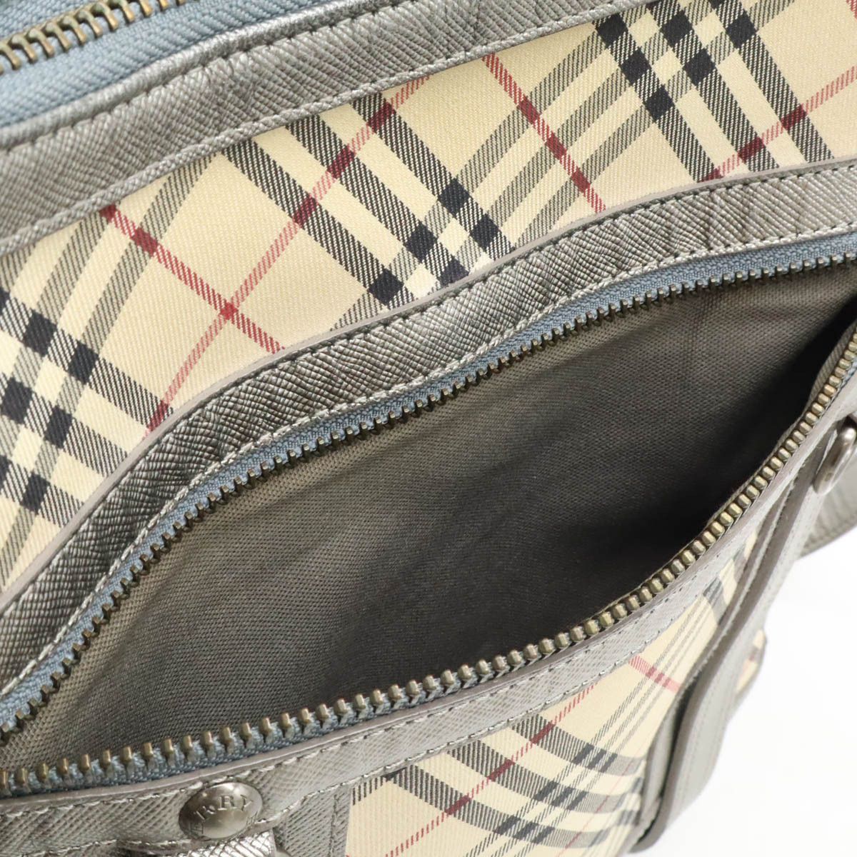 Burberry Burberry Burberry Nova Check Canvas Shoulder Bag Canvas Shoulder Bag Size ONE SIZE - 9 Thumbnail