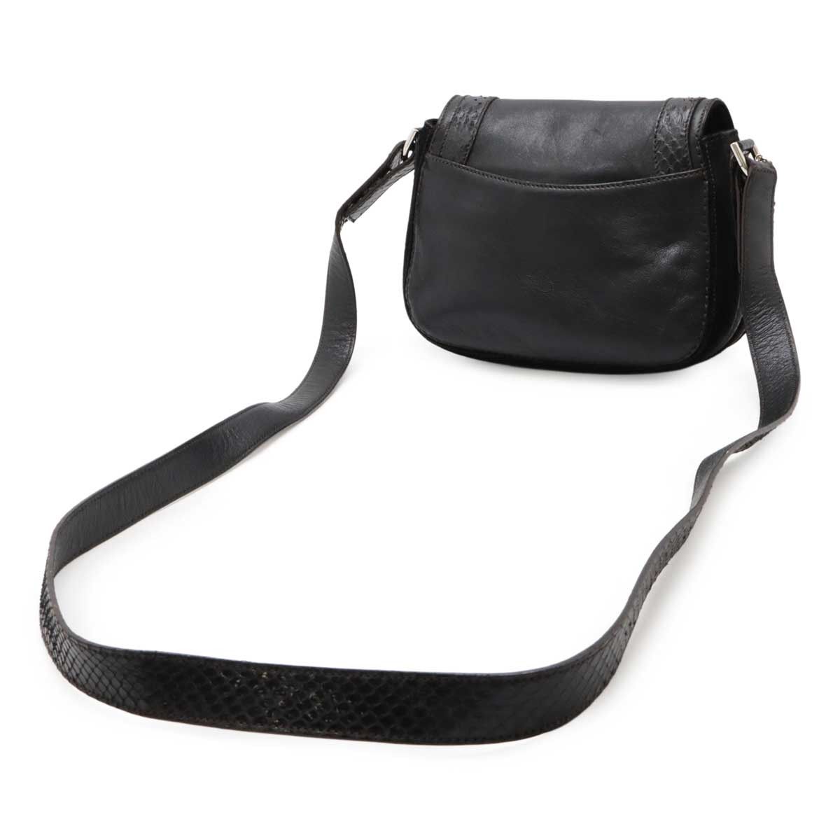 Cartier Cartier Cartier Marcello de Cartier Leather Suede Python Shoulder Bag Leather Shoulder Bag Size ONE SIZE - 2 Thumbnail