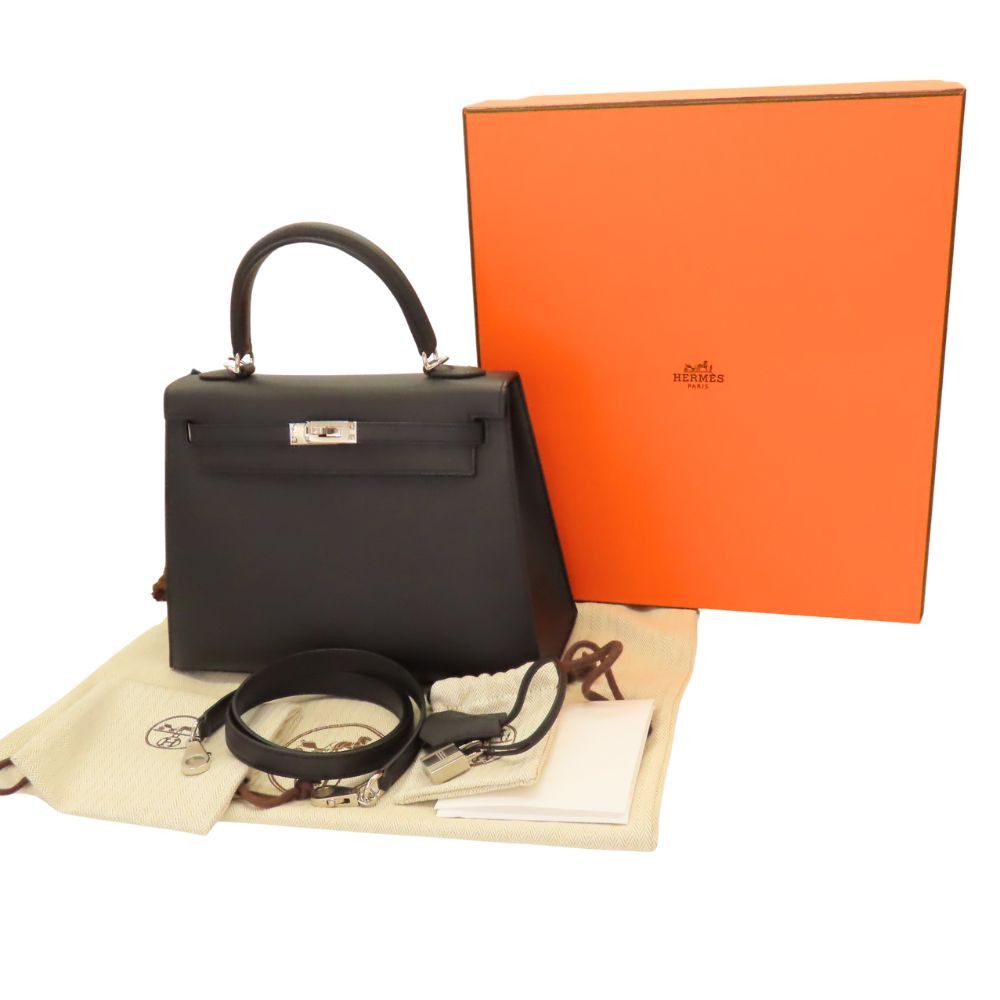 Hermes Hermes Hermes Kelly 25 Epsom 2way bag Leather Handbag Stamp B (2023) Size ONE SIZE - 15 Thumbnail