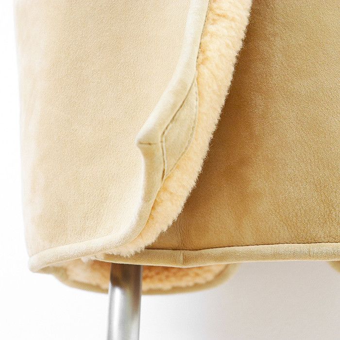 Celine Celine Celine Mouton Layered Sleeve Stand Collar Lambskin Coat Leather Outerwear 2D168269F Size ONE SIZE - 16 Thumbnail