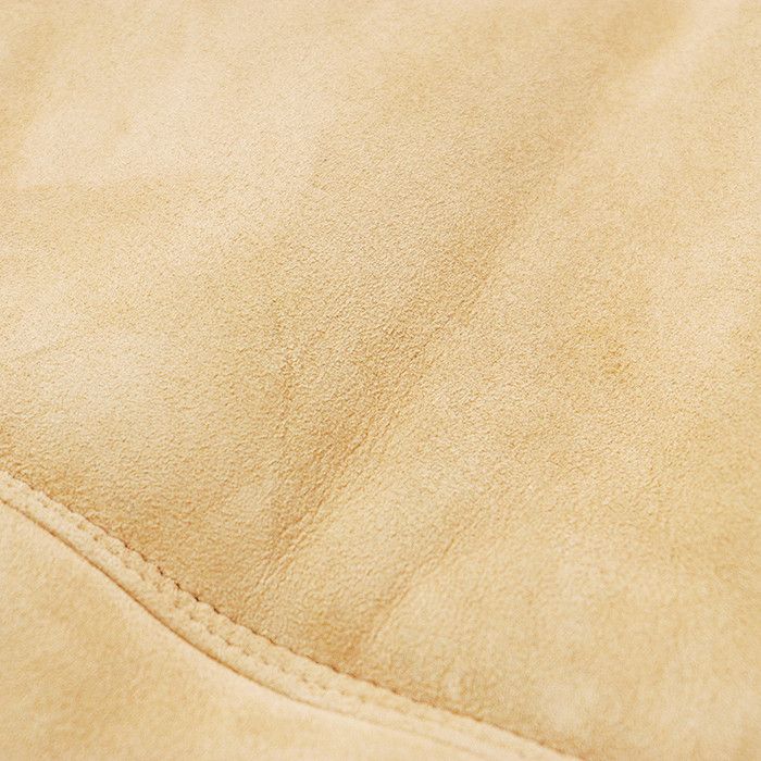 Celine Celine Celine Mouton Layered Sleeve Stand Collar Lambskin Coat Leather Outerwear 2D168269F Size ONE SIZE - 9 Thumbnail