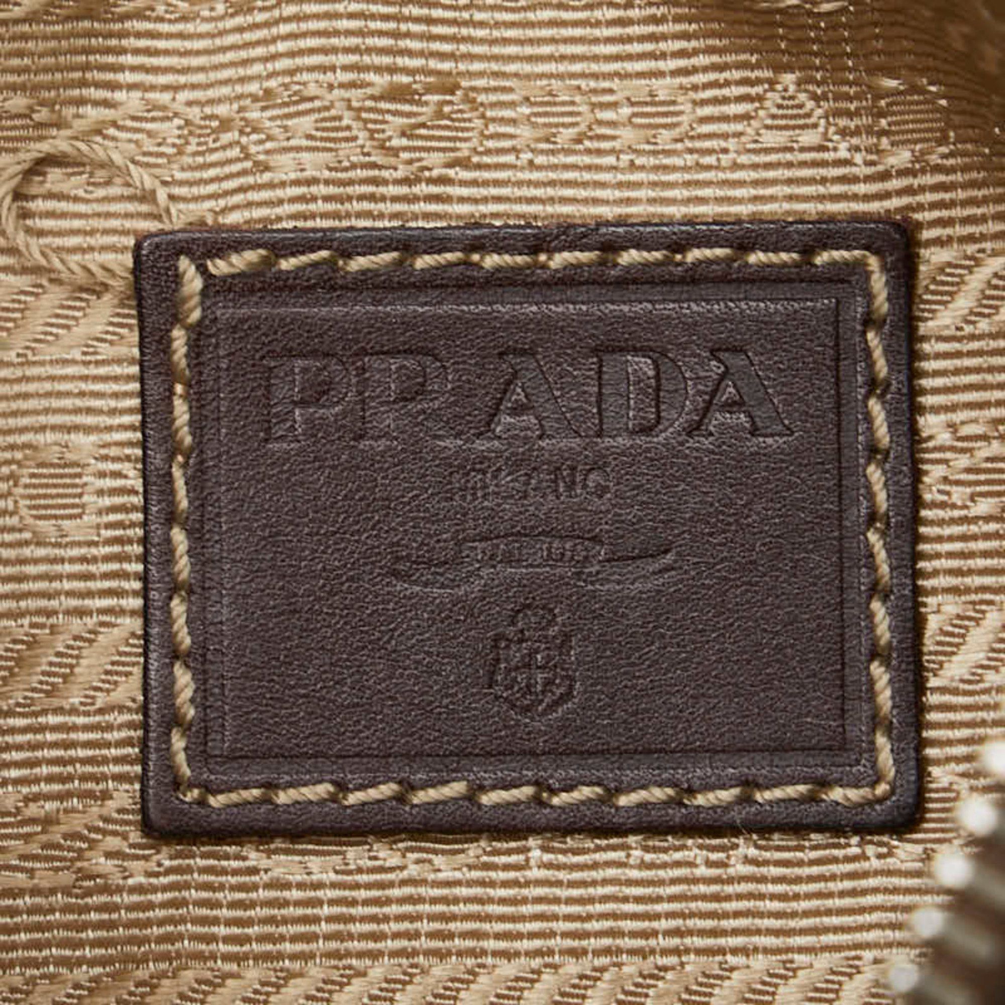 Prada Prada Jacquard clutch Size ONE SIZE - 5 Thumbnail