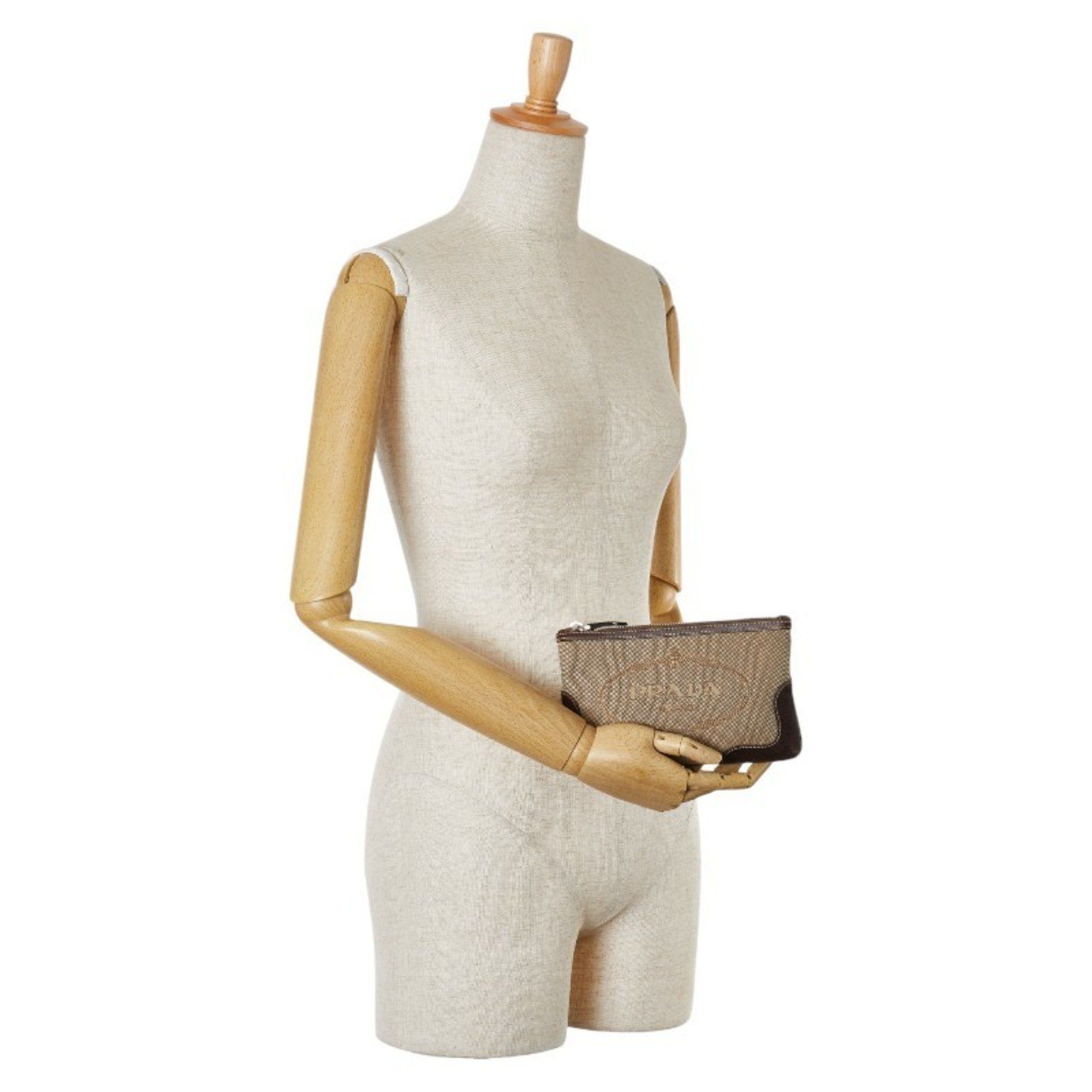 Prada Prada Jacquard clutch Size ONE SIZE - 8 Thumbnail
