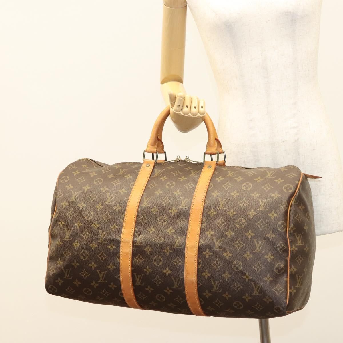 Louis Vuitton Louis Vuitton Keepall 50 travel Size ONE SIZE - 14 Thumbnail