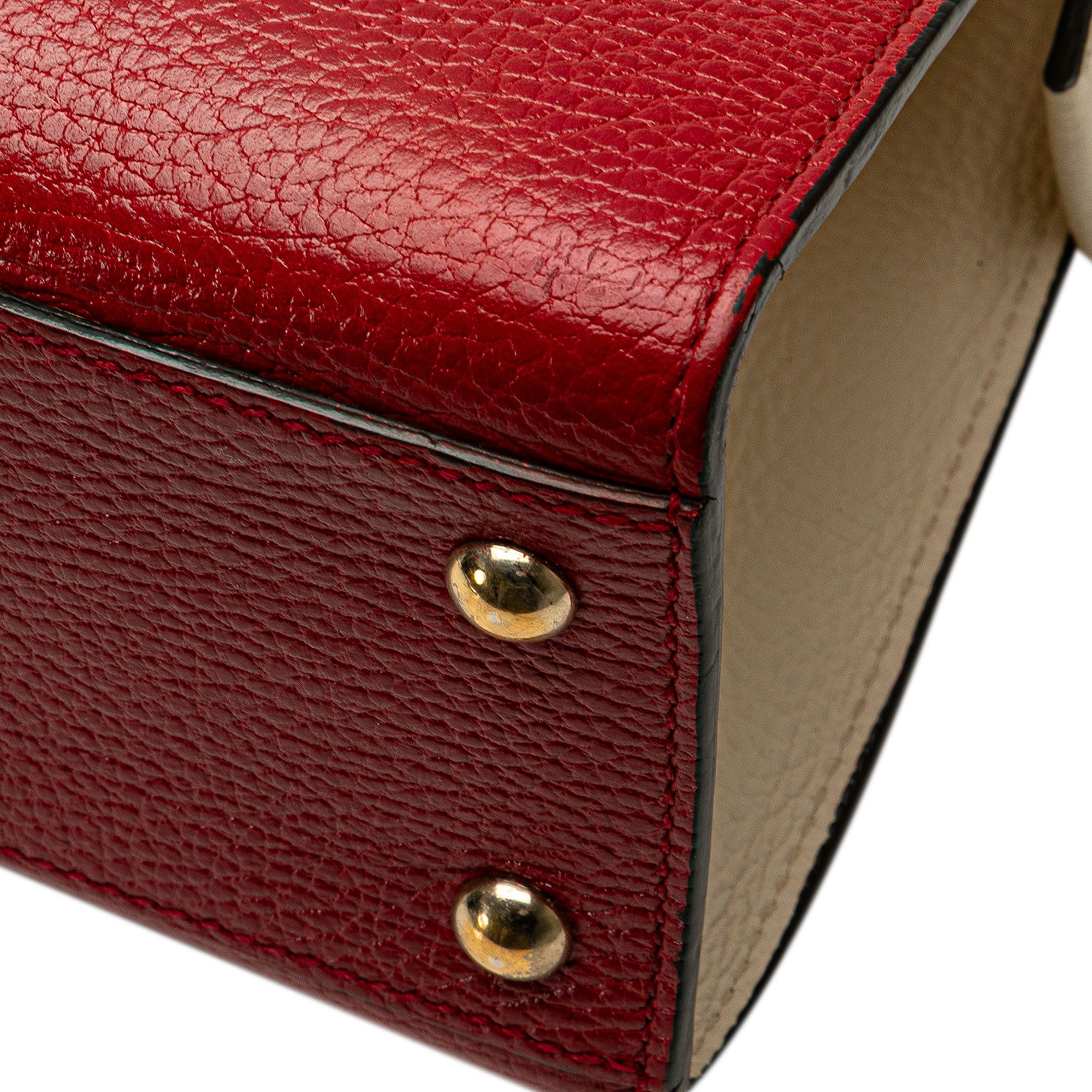 Gucci Gucci Medium Tricolor Pebbled Calfskin Soho Convertible Top Handle Bag Size ONE SIZE - 9 Thumbnail