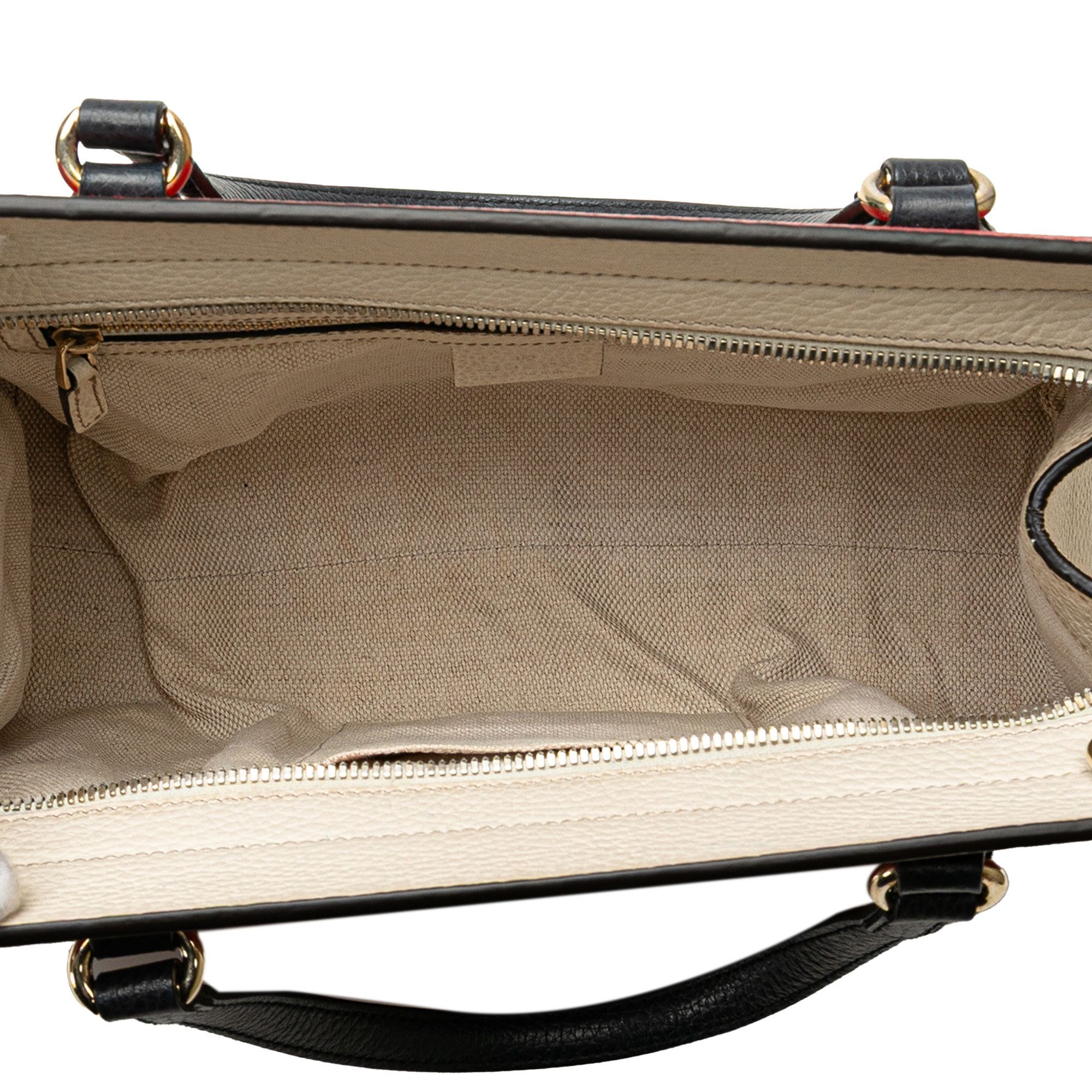 Gucci Gucci Medium Tricolor Pebbled Calfskin Soho Convertible Top Handle Bag Size ONE SIZE - 4 Thumbnail