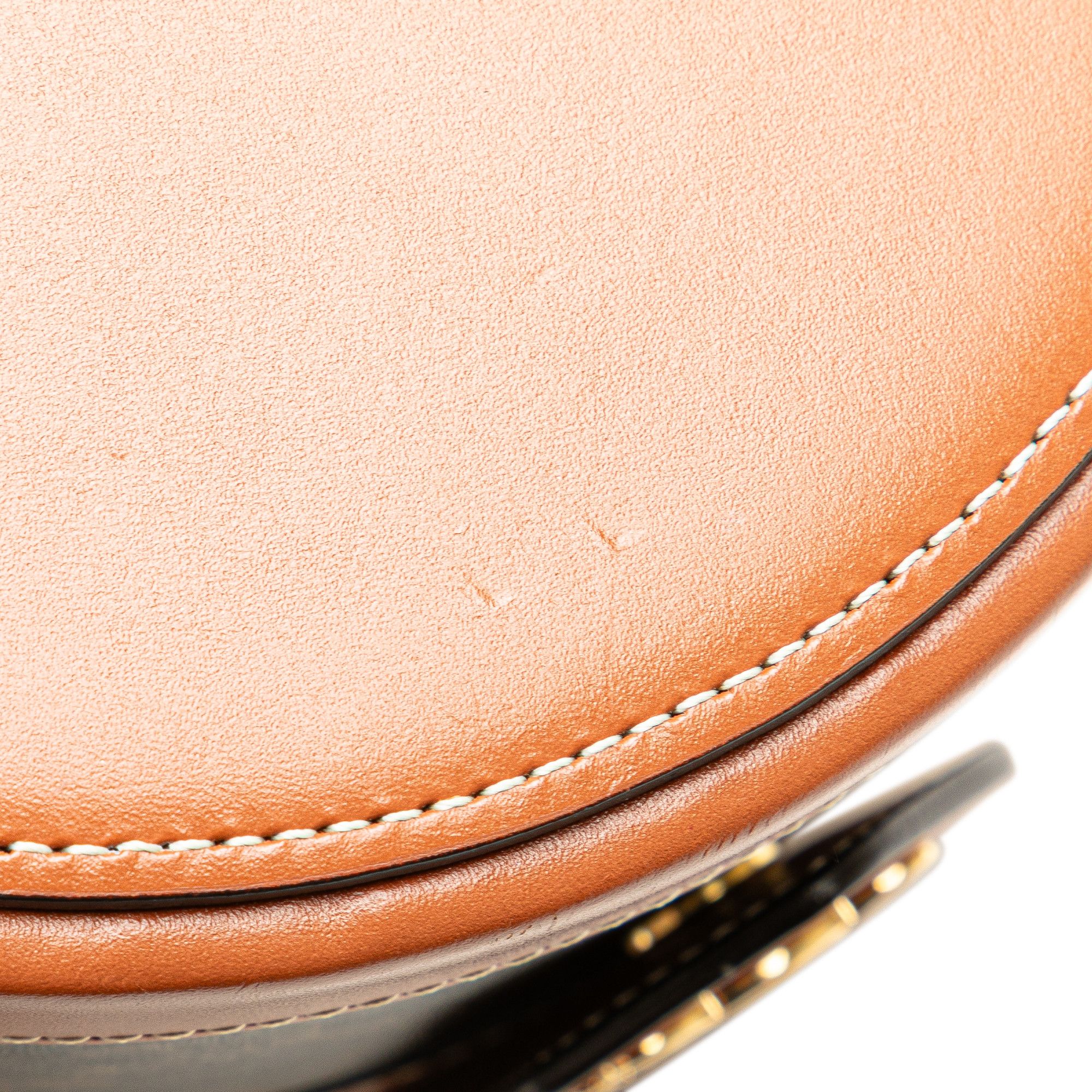 Celine Celine Medium Triomphe Coated Canvas Tambour Crossbody Size ONE SIZE - 10 Thumbnail