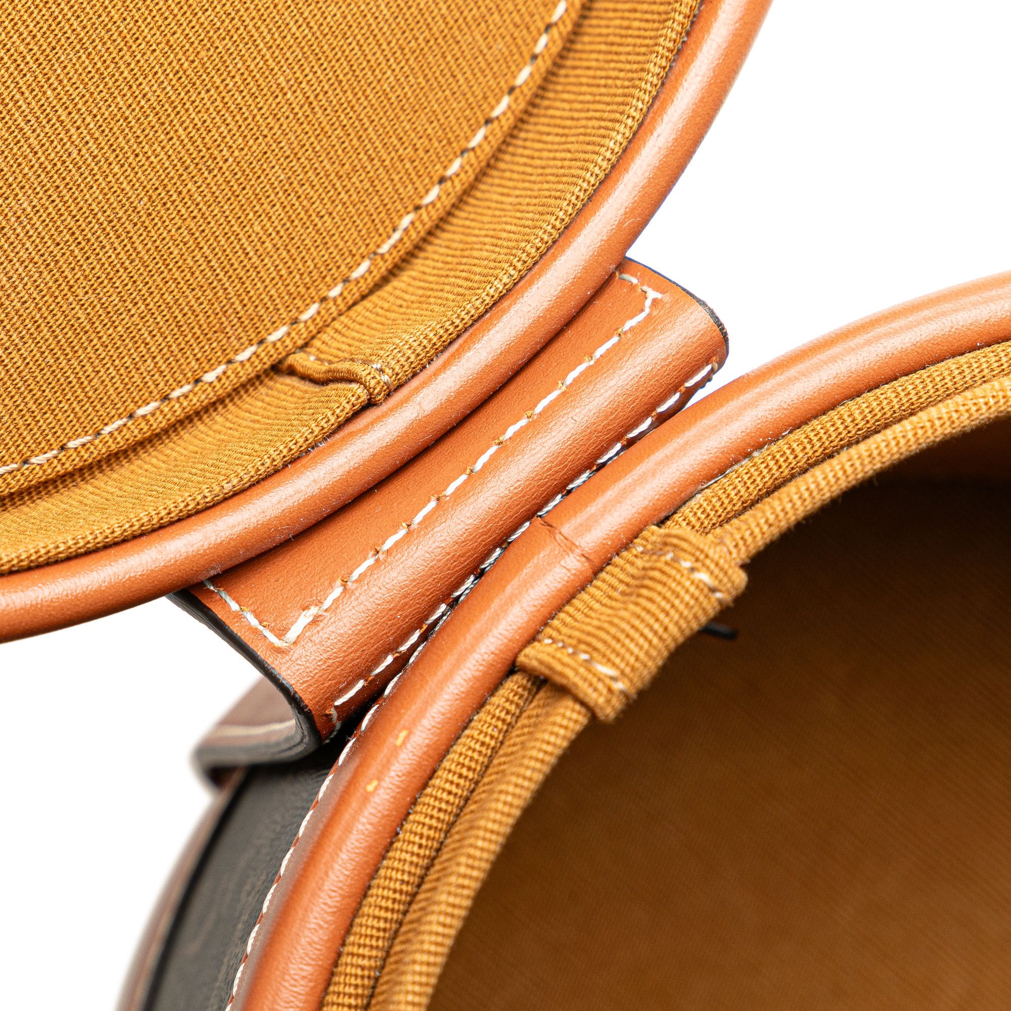 Celine Celine Medium Triomphe Coated Canvas Tambour Crossbody Size ONE SIZE - 8 Thumbnail