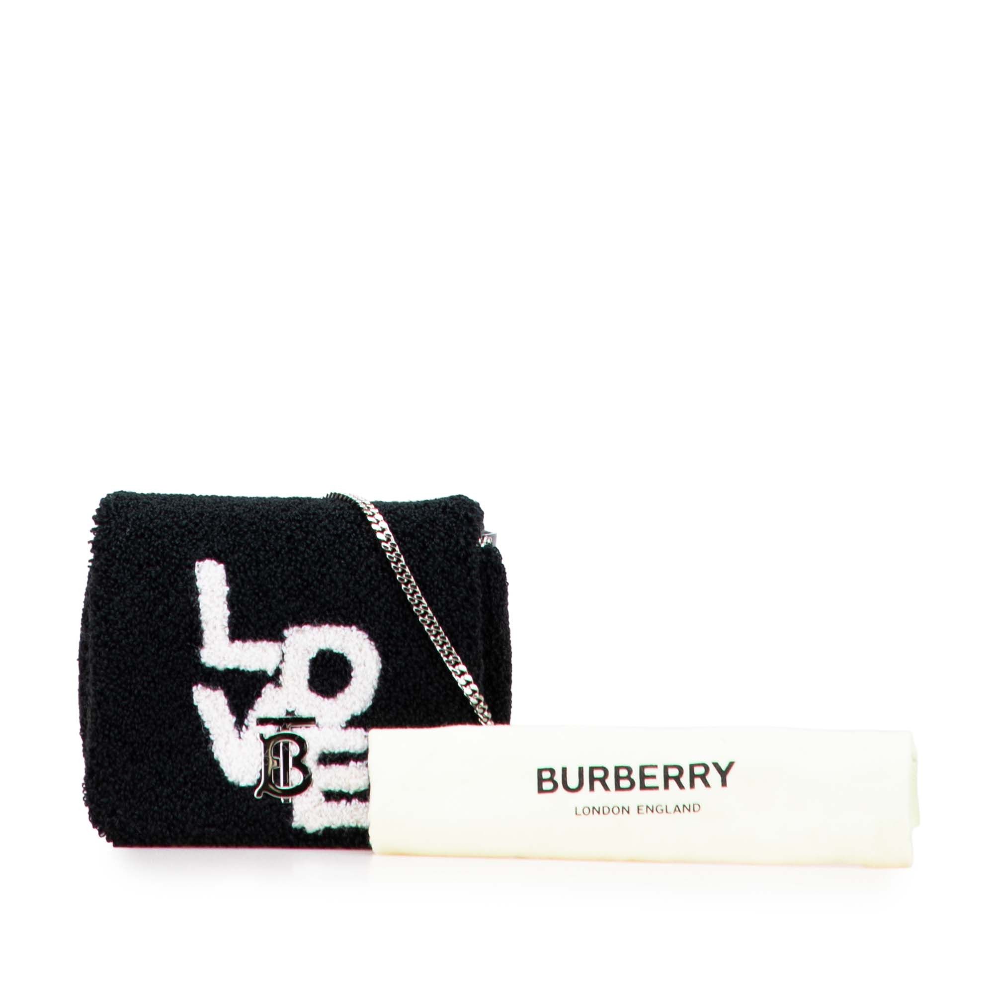 Burberry Burberry Mini Terry Cloth Lola Love Crossbody Size ONE SIZE - 12 Thumbnail
