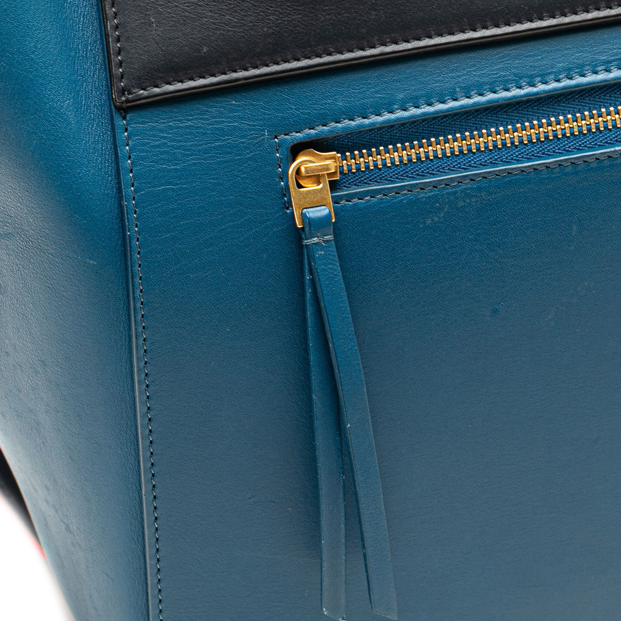 Celine Celine Mini Tricolor Smooth Calfskin Belt Bag Size ONE SIZE - 9 Thumbnail