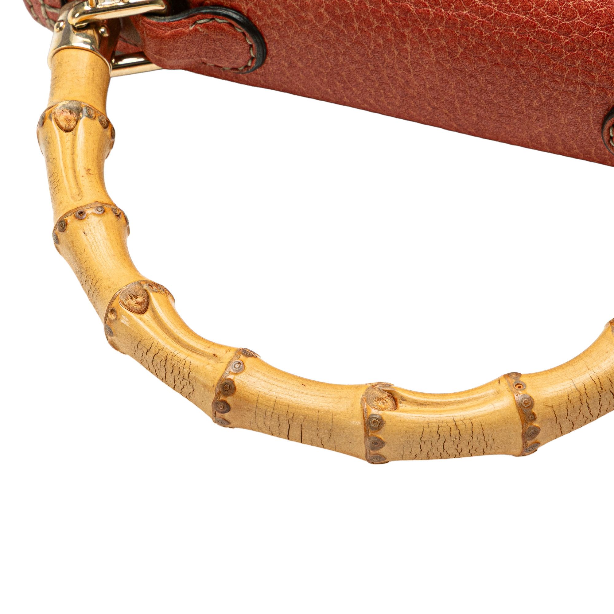 Gucci Gucci Small Leather New Bamboo Satchel Size ONE SIZE - 11 Thumbnail