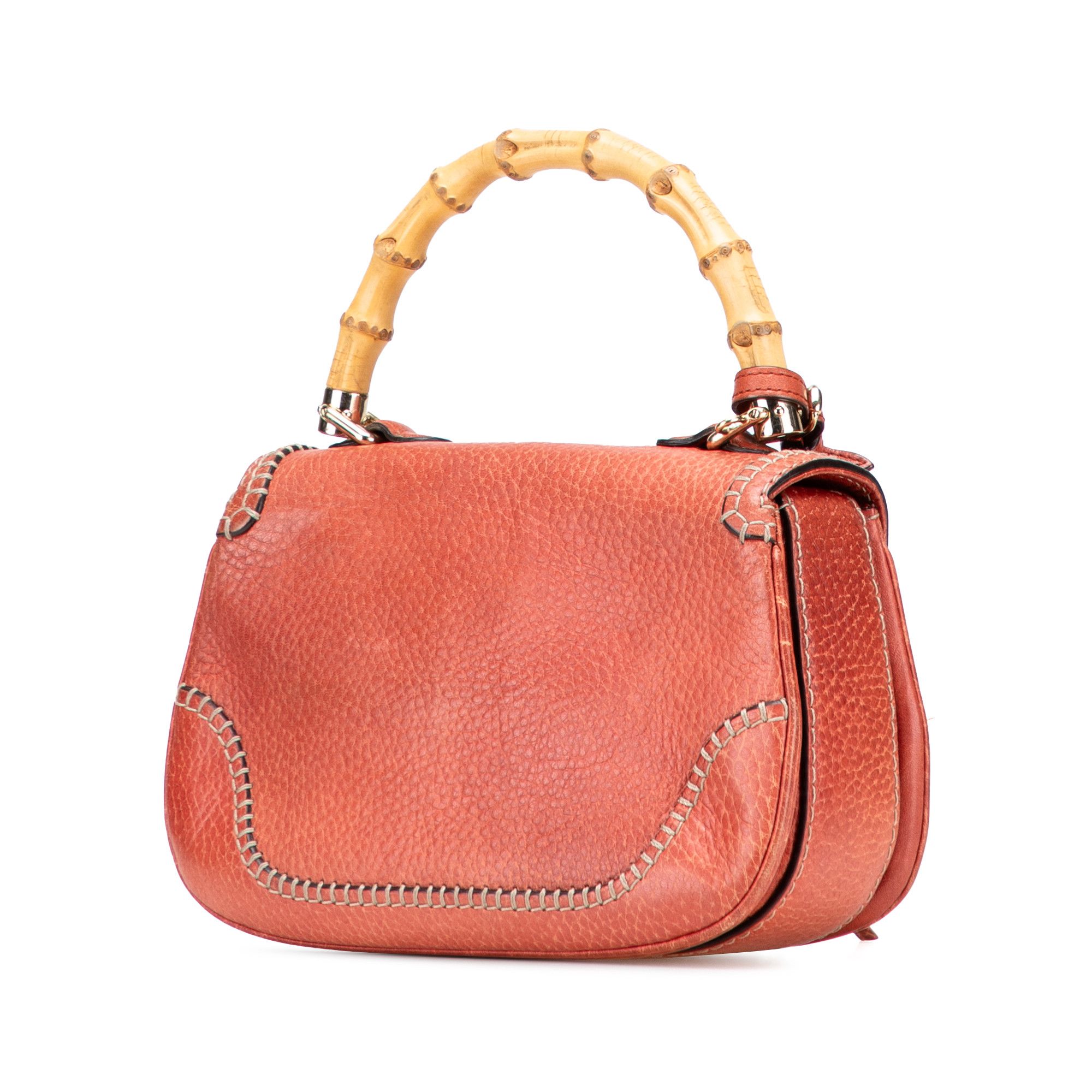 Gucci Gucci Small Leather New Bamboo Satchel Size ONE SIZE - 2 Thumbnail