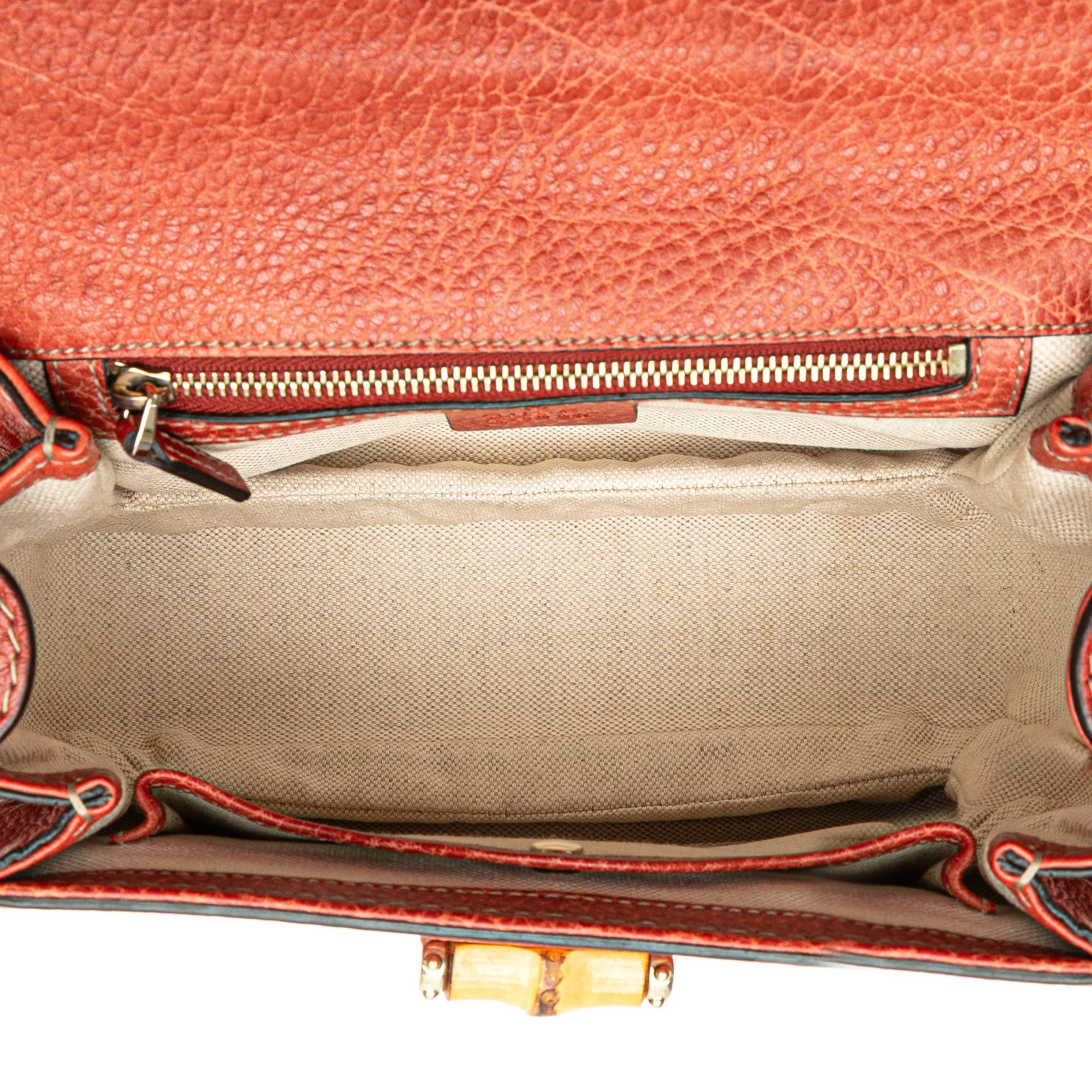 Gucci Gucci Small Leather New Bamboo Satchel Size ONE SIZE - 4 Thumbnail