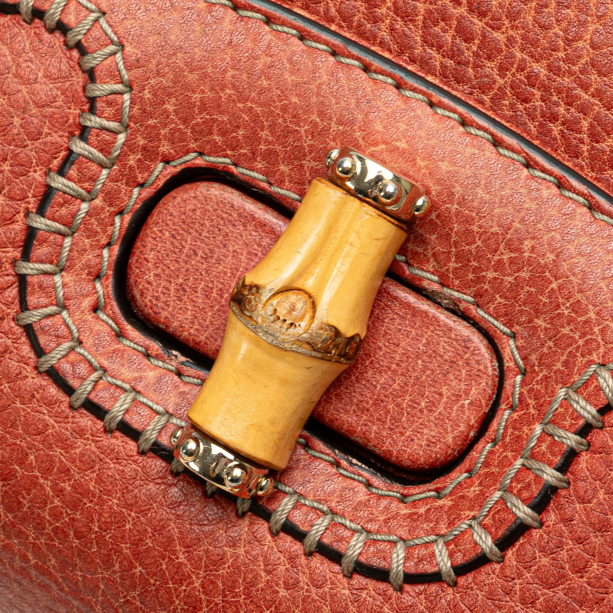 Gucci Gucci Small Leather New Bamboo Satchel Size ONE SIZE - 8 Thumbnail