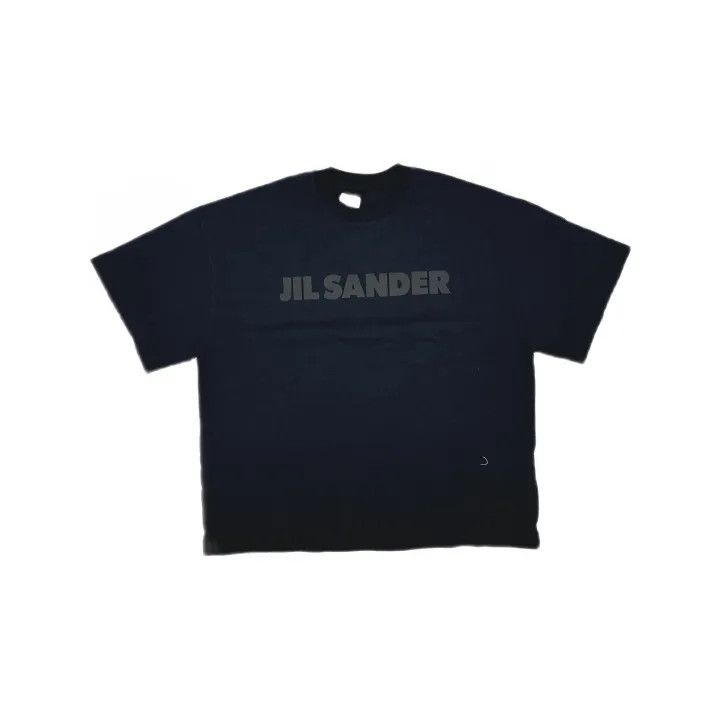 Jil Sander JIL SANDER Black Logo Short Sleeve T-shirt 0079 Size US L / EU 52-54 / 3 - 2 Thumbnail