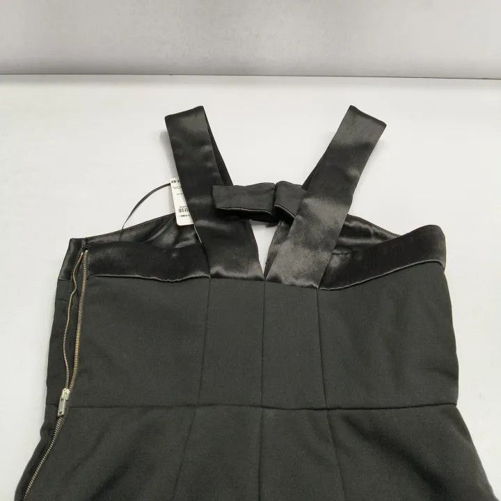 Jil Sander JIL SANDER Black Sleeveless Dress with Bow Detail 0079 Size US 34 / EU 50 - 6 Thumbnail