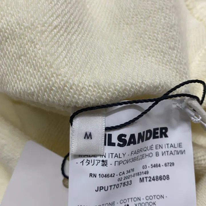 Jil Sander JIL SANDER SS21 Hooded Sweatshirt for Men 0079 Size US M / EU 48-50 / 2 - 5 Thumbnail