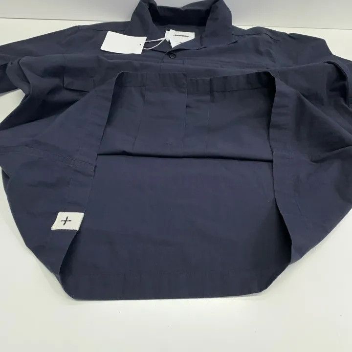 Jil Sander JIL SANDER Short Sleeve Pocket Shirt in Blue 0079 Size US M / EU 48-50 / 2 - 10 Thumbnail