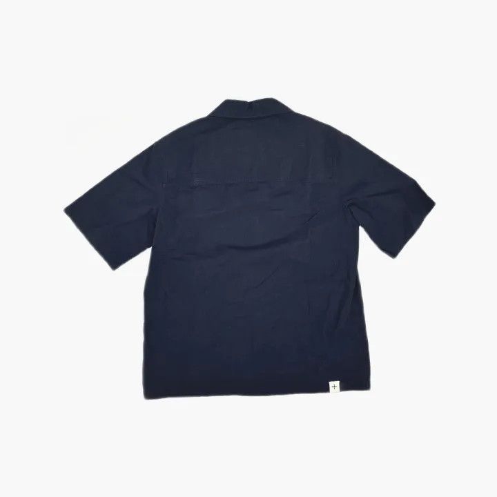 Jil Sander JIL SANDER Short Sleeve Pocket Shirt in Blue 0079 Size US M / EU 48-50 / 2 - 3 Thumbnail