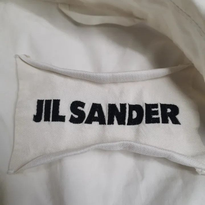 Jil Sander Jil Sander Logo Print Shirt Jacket for Men 0079 Size US M / EU 48-50 / 2 - 5 Thumbnail