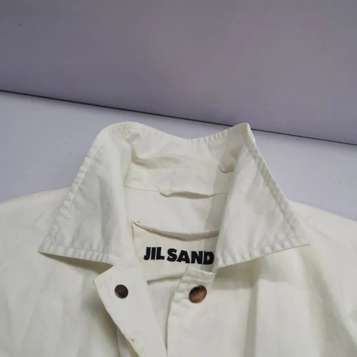 Jil Sander Jil Sander Logo Print Shirt Jacket for Men 0079 Size US M / EU 48-50 / 2 - 7 Thumbnail
