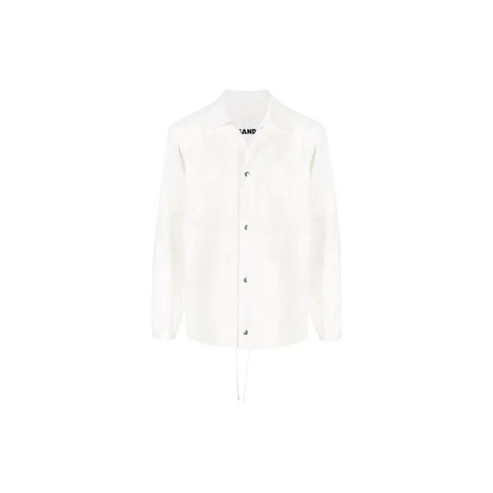 Jil Sander Jil Sander Logo Print Shirt Jacket for Men 0079 Size US M / EU 48-50 / 2 - 2 Thumbnail