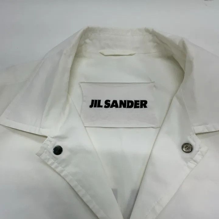 Jil Sander Jil Sander Logo Print Shirt Jacket for Men 0079 Size US M / EU 48-50 / 2 - 7 Thumbnail