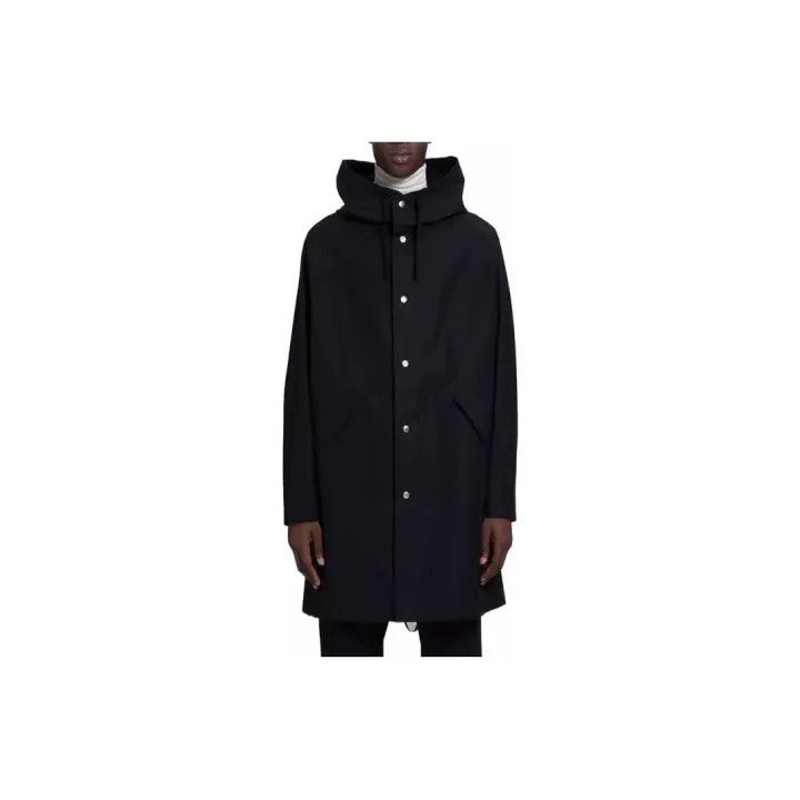 Jil Sander JIL SANDER Hooded Long Sleeve Coat for Men 0079 Size US M / EU 48-50 / 2 - 2 Thumbnail