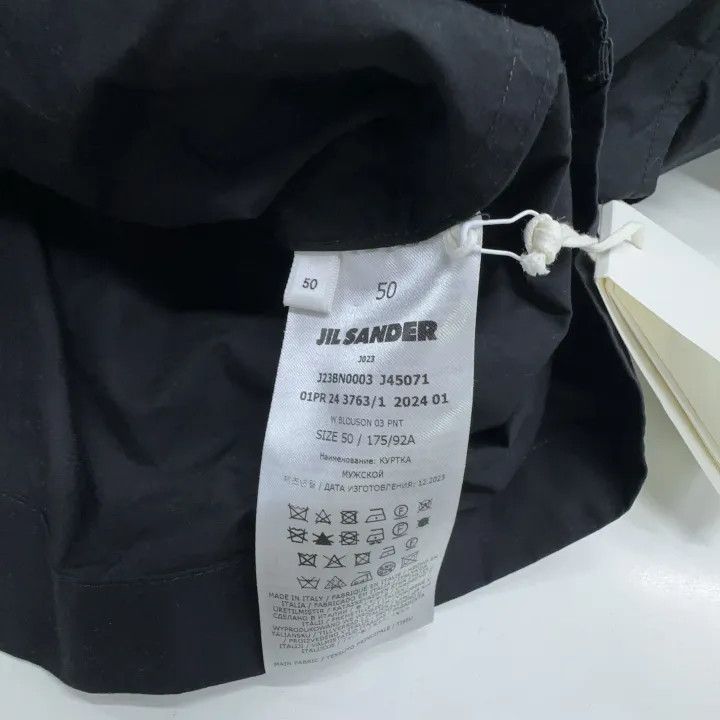Jil Sander JIL SANDER Black Logo Print Jacket 0079 Size US L / EU 52-54 / 3 - 4 Thumbnail