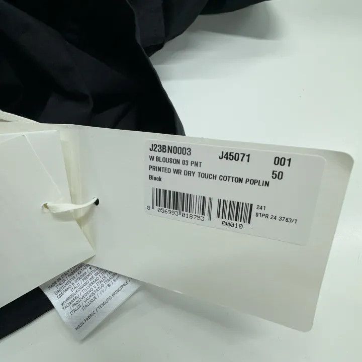 Jil Sander JIL SANDER Black Logo Print Jacket 0079 Size US L / EU 52-54 / 3 - 5 Thumbnail