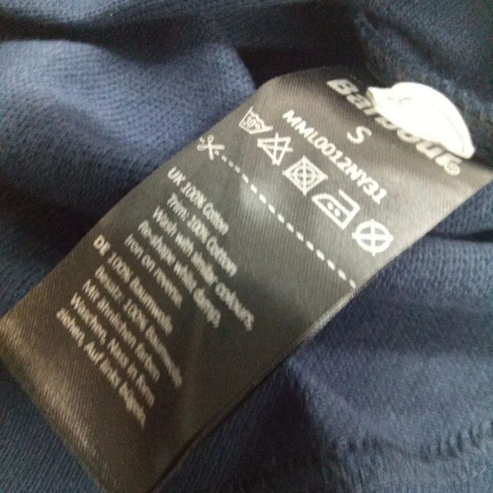 Barbour Men's Navy Blue Straight Polo Shirt 0079