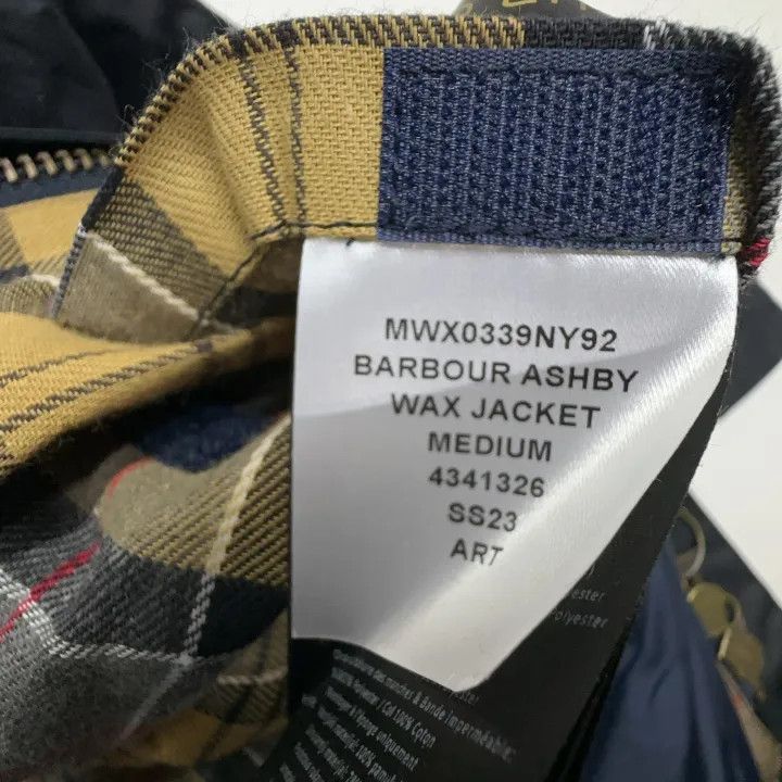 Barbour Barbour Navy Blue Waxed Jacket for Men 0079 Size US M / EU 48-50 / 2 - 3 Thumbnail