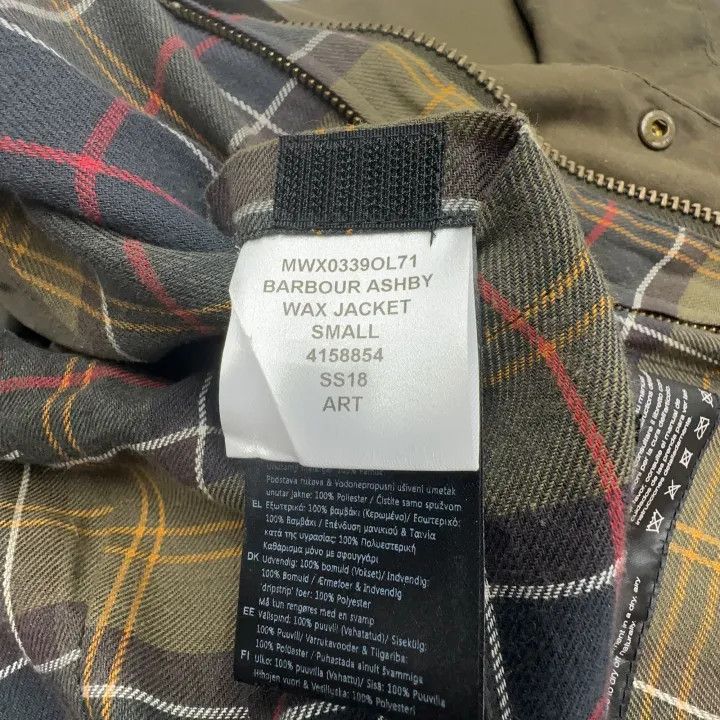 Barbour Barbour Ashby Waxed Jacket with Contrast Collar 0079 Size US S / EU 44-46 / 1 - 4 Thumbnail