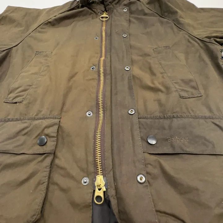 Barbour Barbour Casual Waxed Jacket in Olive Green 0079 Size US M / EU 48-50 / 2 - 13 Thumbnail