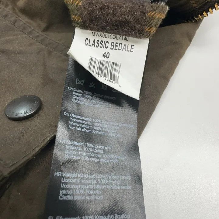 Barbour Barbour Casual Waxed Jacket in Olive Green 0079 Size US M / EU 48-50 / 2 - 4 Thumbnail