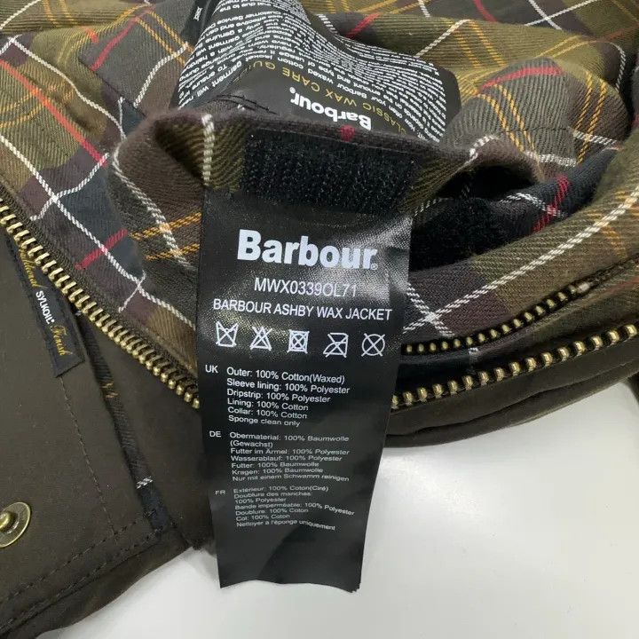 Barbour Barbour Ashby Green Waxed Jacket for Men 0079 Size US M / EU 48-50 / 2 - 5 Thumbnail