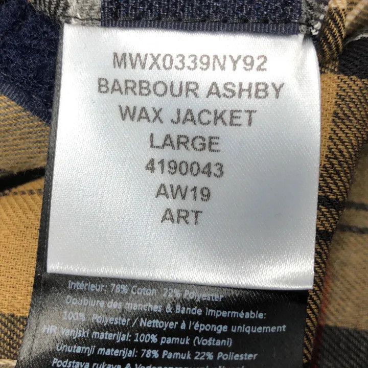 Barbour Barbour Navy Waxed Jacket for Men 0079 Size US L / EU 52-54 / 3 - 4 Thumbnail