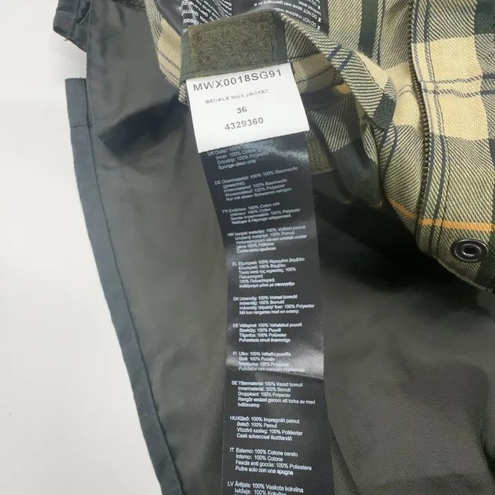 Barbour Barbour Long Sleeve Waxed Jacket for Men 0079 Size US S / EU 44-46 / 1 - 5 Thumbnail