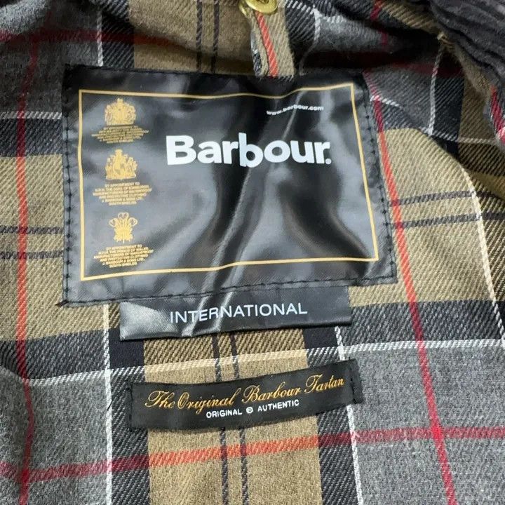 Barbour Barbour International Black Waxed Jacket for Men 0079 Size US M / EU 48-50 / 2 - 2 Thumbnail