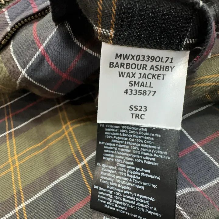 Barbour Barbour Ashby Waxed Jacket for Men 0079 Size US S / EU 44-46 / 1 - 3 Thumbnail