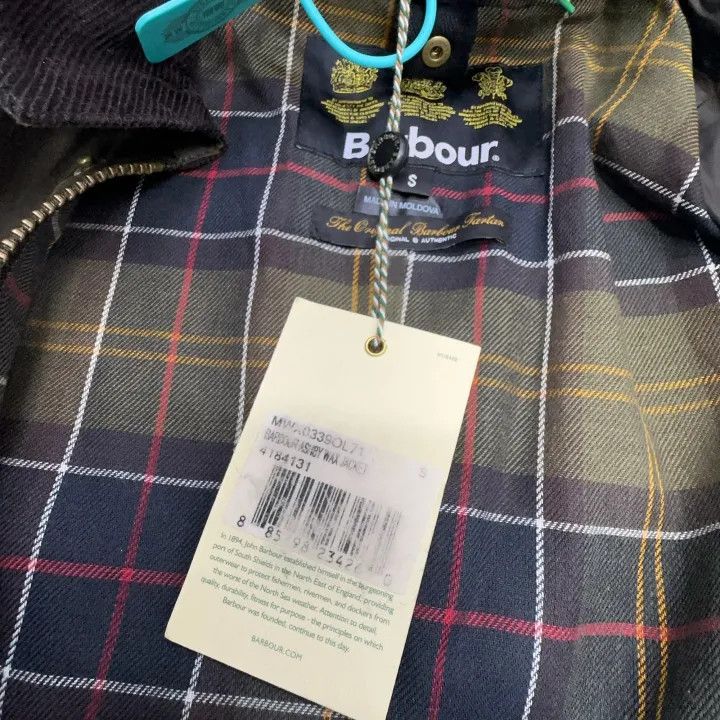 Barbour Barbour Ashby Green Waxed Jacket for Men 0079 Size US S / EU 44-46 / 1 - 4 Thumbnail