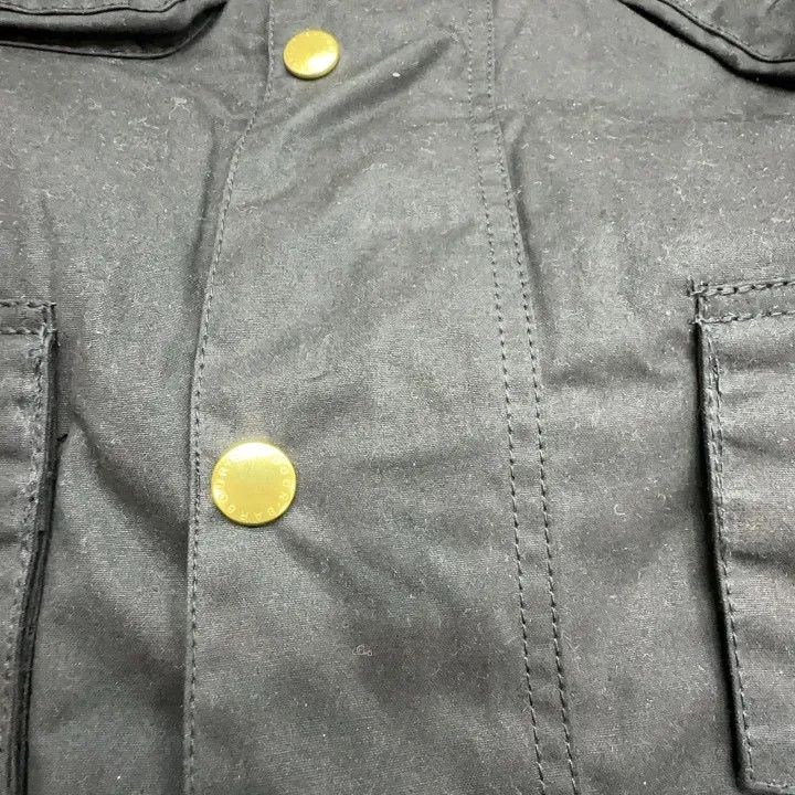 Barbour Barbour International Men’s Black Waxed Jacket 0079 Size US M / EU 48-50 / 2 - 9 Thumbnail