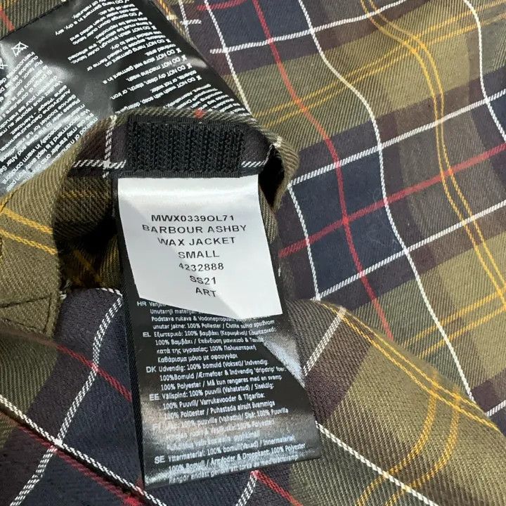 Barbour Barbour Ashby Waxed Cotton Jacket for Men 0079 Size US S / EU 44-46 / 1 - 2 Thumbnail